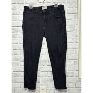 Buckle Payton Ankle Skinny Jeans Women’s Size 32 black grunge stretch casual